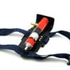 Breathing air conditioner for blast helmet and mask