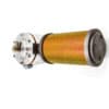 Exhaust valve with silencer